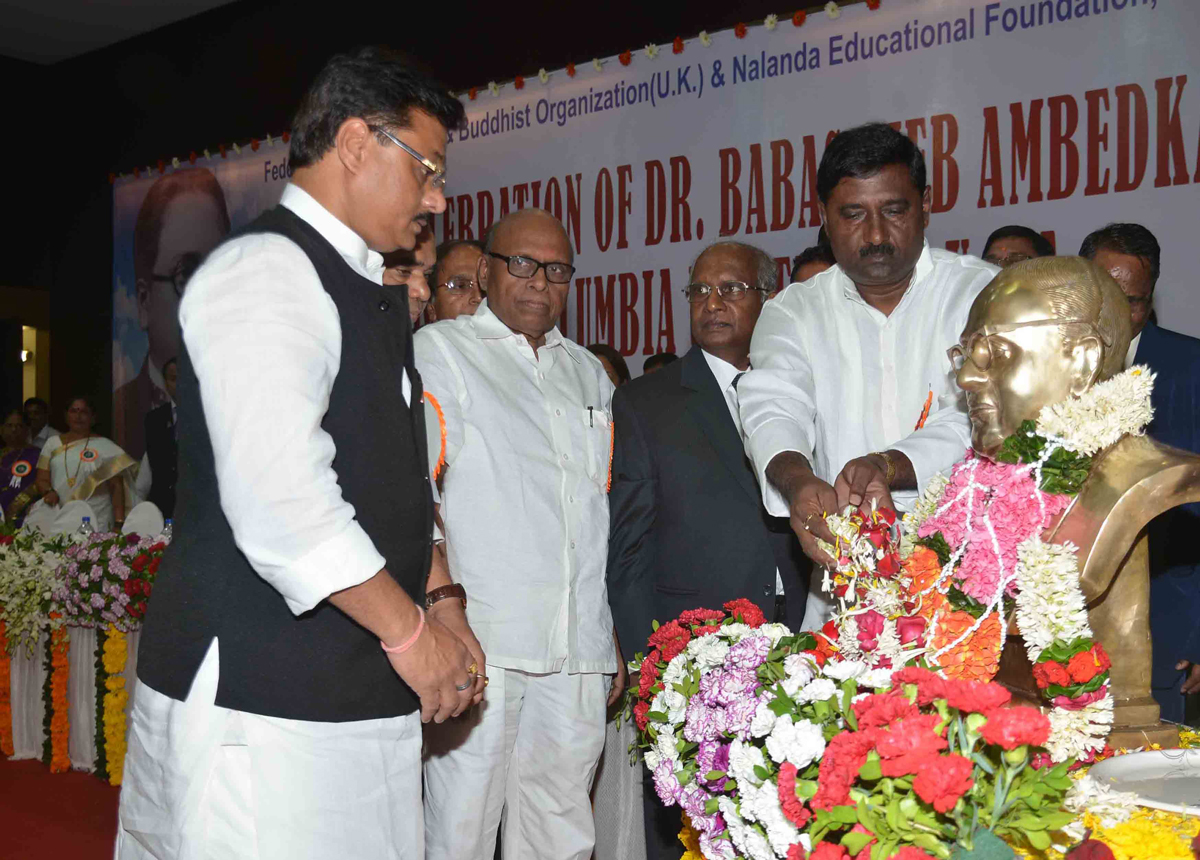 DR.BABASAHEB AMBEDKAR CENTENARY CELEBRATION AT CHEMBUR FOR ENTRY IN COLOMBIA UNIVERSITY.