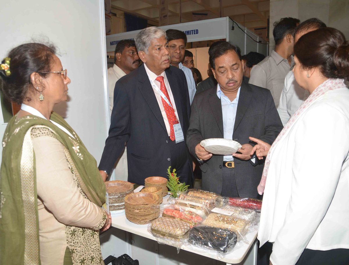 MINISTER NARAYANRAO RANE AT WTC DURING 3RD GES AT WTC.