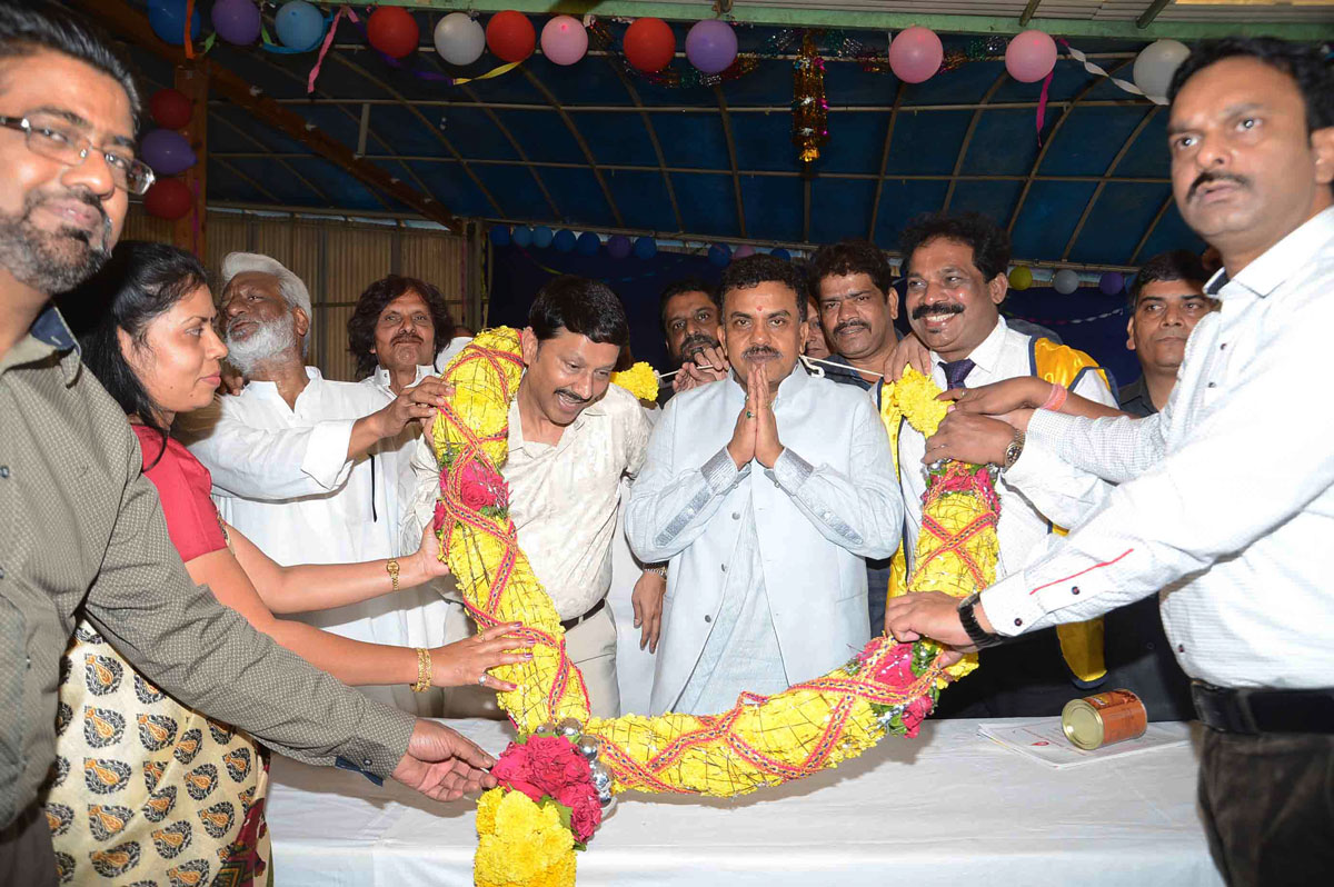 Mumbai Congress President Sanjay Nirupam Birthday Celebration.in Mumbai.