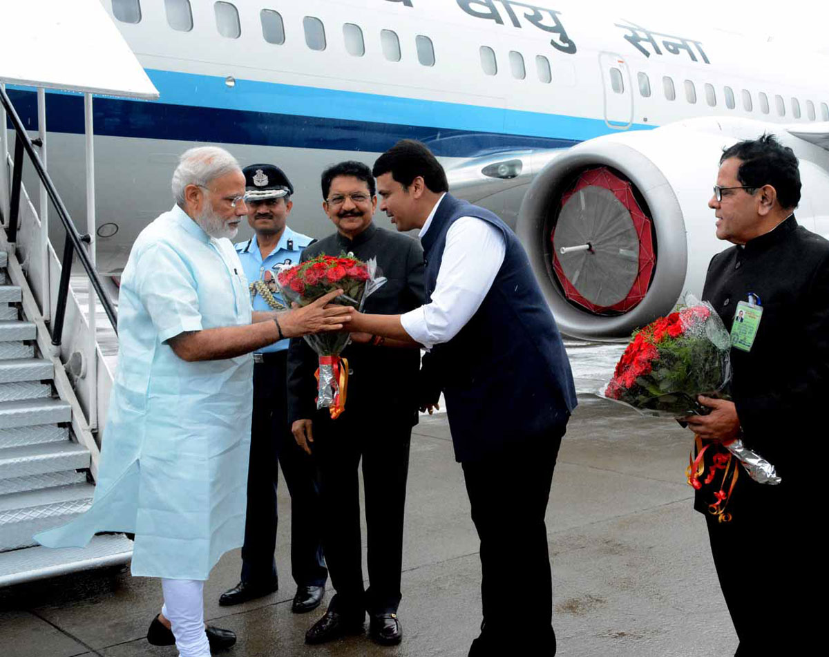 PM Narendra Modi at Pune.