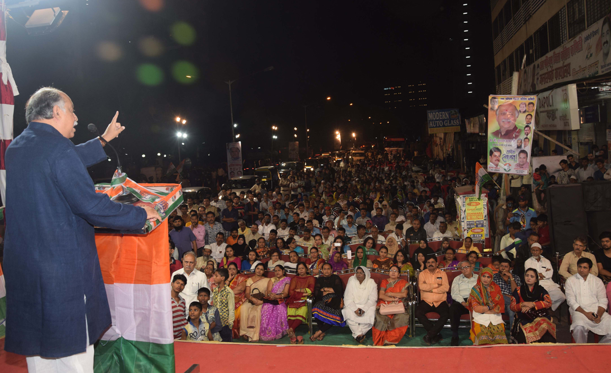Ex Union Minister & Ex.MP Gurudas Kamat Jan Aakrosh Sabha at Vile Parle & Jogeshwari.