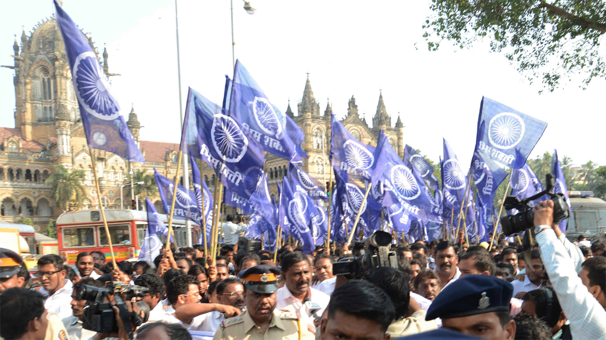 Bhimshakti Protest Rally at Azad Maidan.