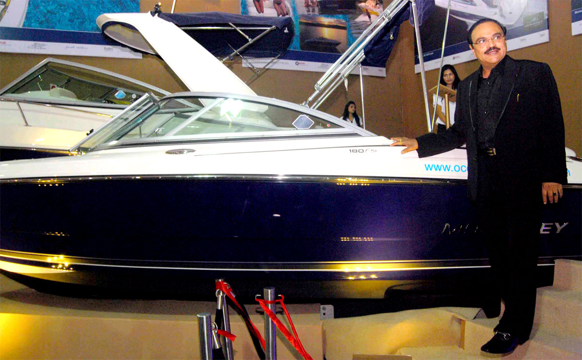 PWD MINISTER CHAGAN BHUJBAL VISIT MUMBAI INTERNATIONAL BOAT SHOW AT BKC.