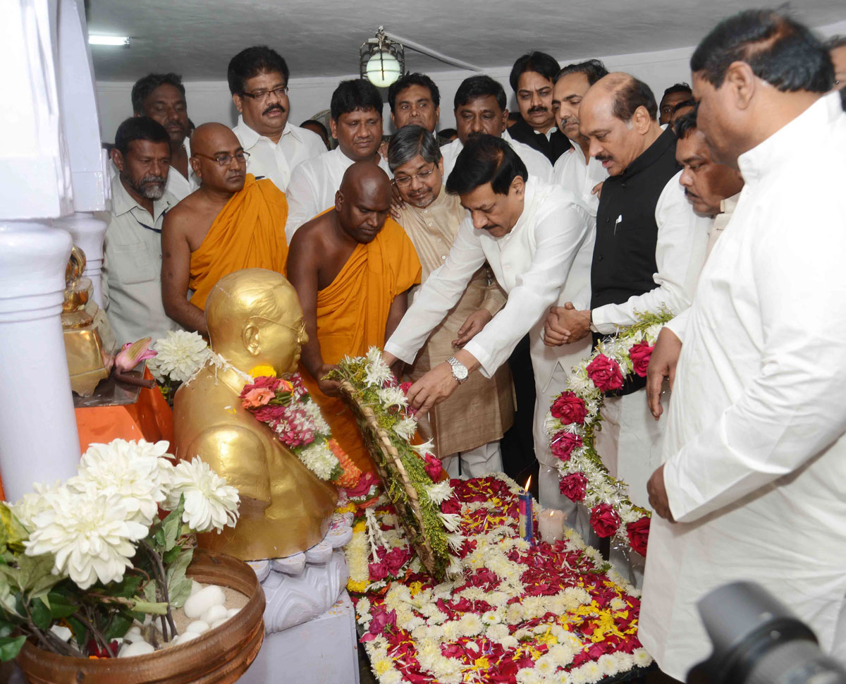 Tribute to Bharat Ratna Dr.Babasaheb Ambedkar on his Mahaparinirvan Din in Mumbai.