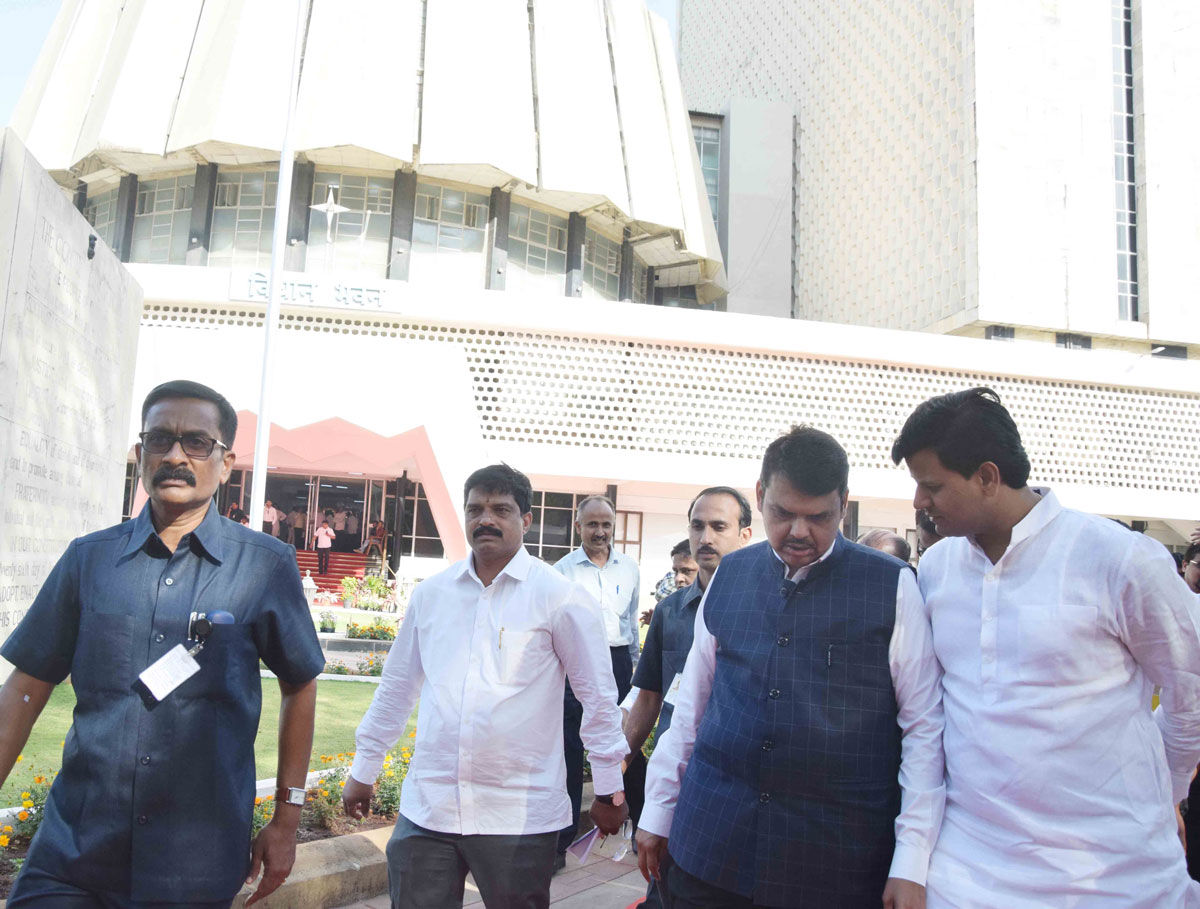 Last Day Budget Session at Vidhan Bhavan Mumbai.