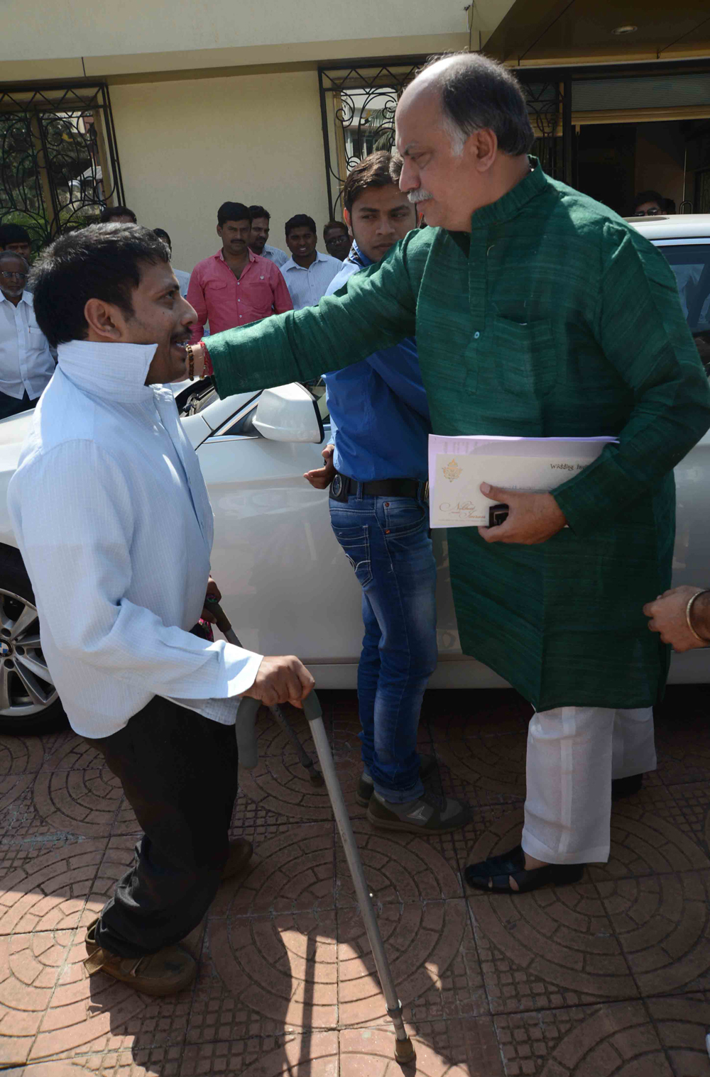 MP.& EX.MINISTER GURUDAS KAMAT AT D.N.NAGAR ANDHERI.