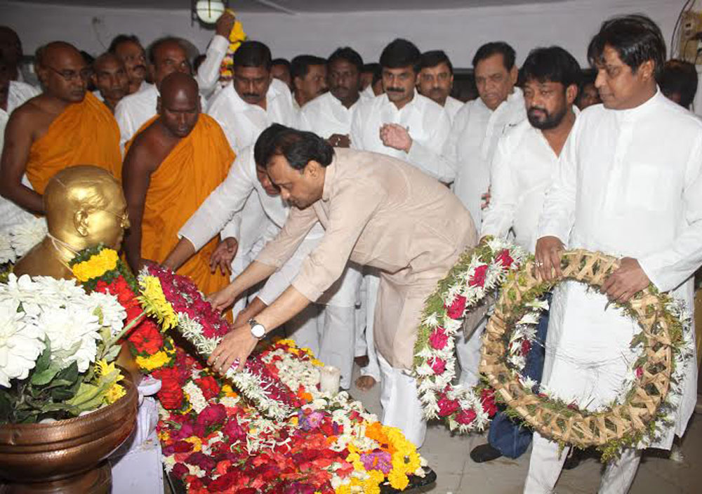 Tribute to Bharat Ratna Dr.Babasaheb Ambedkar on his Mahaparinirvan Din in Mumbai.