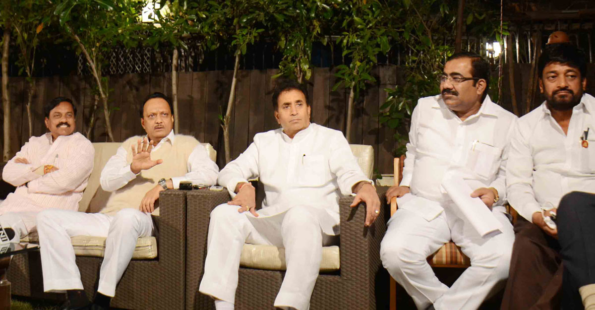 NCP Leaders Press Conference at Nagpur.