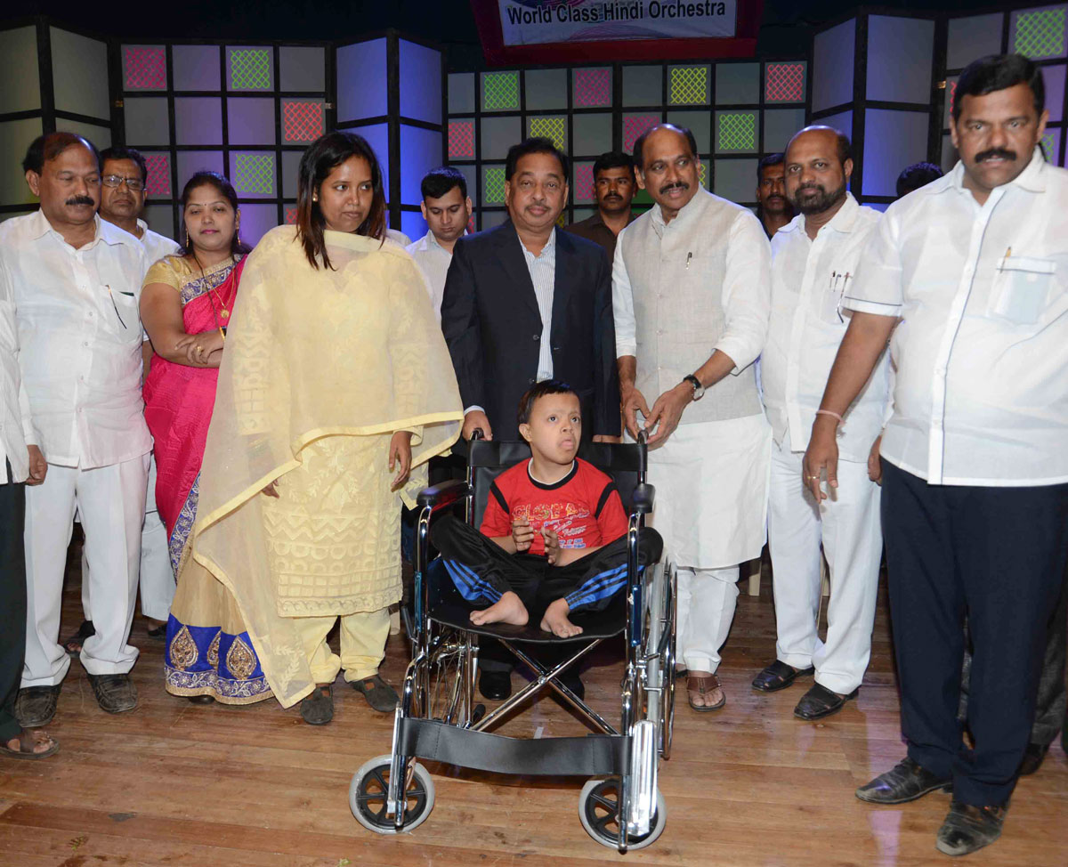 Congress Leader's Narayanrao Rane,Manikrao Thakare & Varshatai Gaikwad at Yeshwant Natya Gruh Dadar.