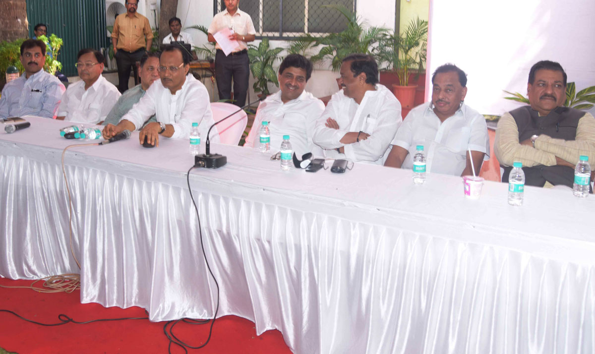 Congress-NCP Leaders Meeting at Mumbai.