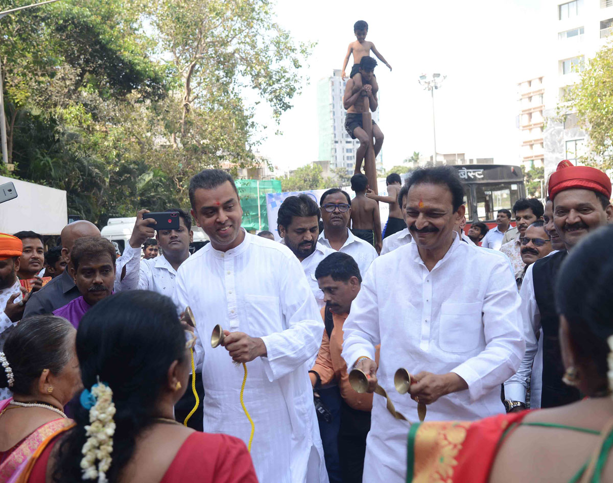 Glimpses #Marathi New Year Gudi Padwa Celebration in Mumbai.