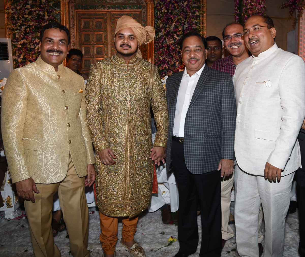 MLA & Former Cabinet Minister Mohd.Arif Naseem Khan Son Mohd. Aamir Khan Weds Sahab Malika Reception Ceremony at Bandra BKC.