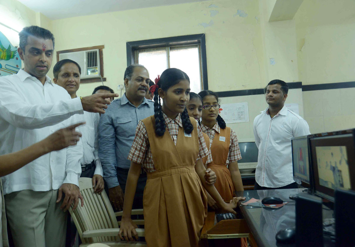 MP.& Union Minister Milind Deora in south Mumbai Assembly.