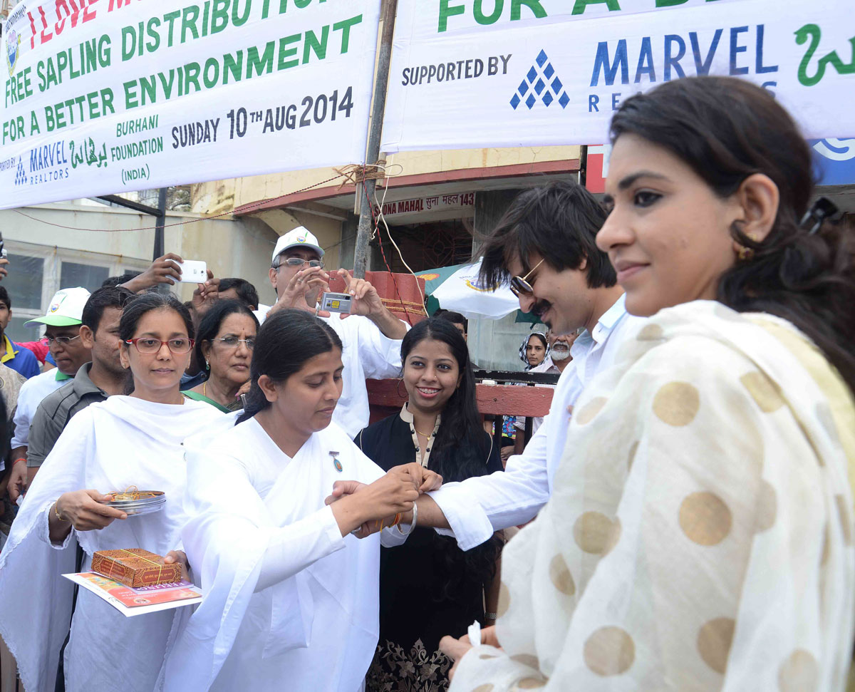 Raksha Bandhan in Mumbai.