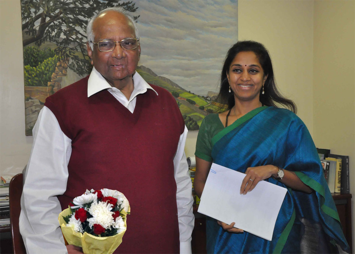BIRTHDAY OF UNION MINISTER & NCP PRESIDENT SHARADCHANDRA PAWAR IN NEW DELHI.