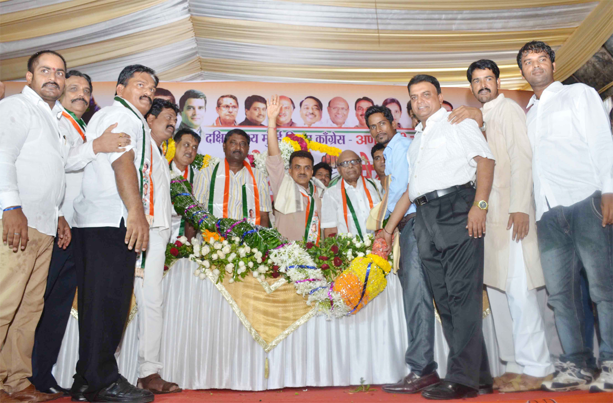 Mumbai Congress President Sanjay Nirupam during Congress Karyakarta Shibir at Anushakti Nagar Chembur.