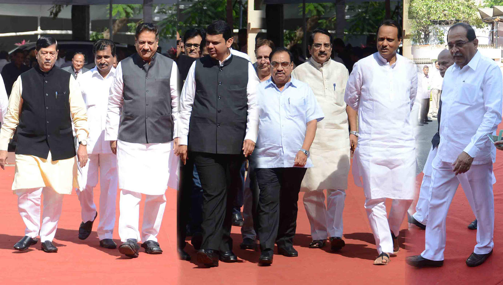 1st Day "Budget Session 2016" at VIdhan Bhavan in Mumbai.