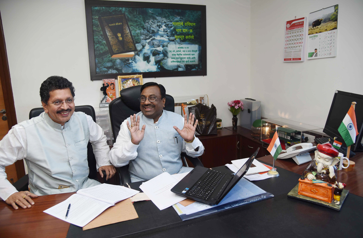 7th Day "Budget Session 2016" at Vidhan Bhavan in Mumbai.