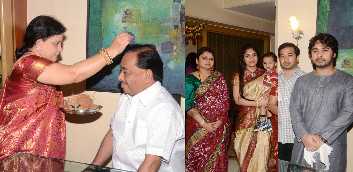 MINISTER NARAYANRAO RANE BIRTHDAY CELEBRATION AT SWANAND BANGLOW BANDRA.