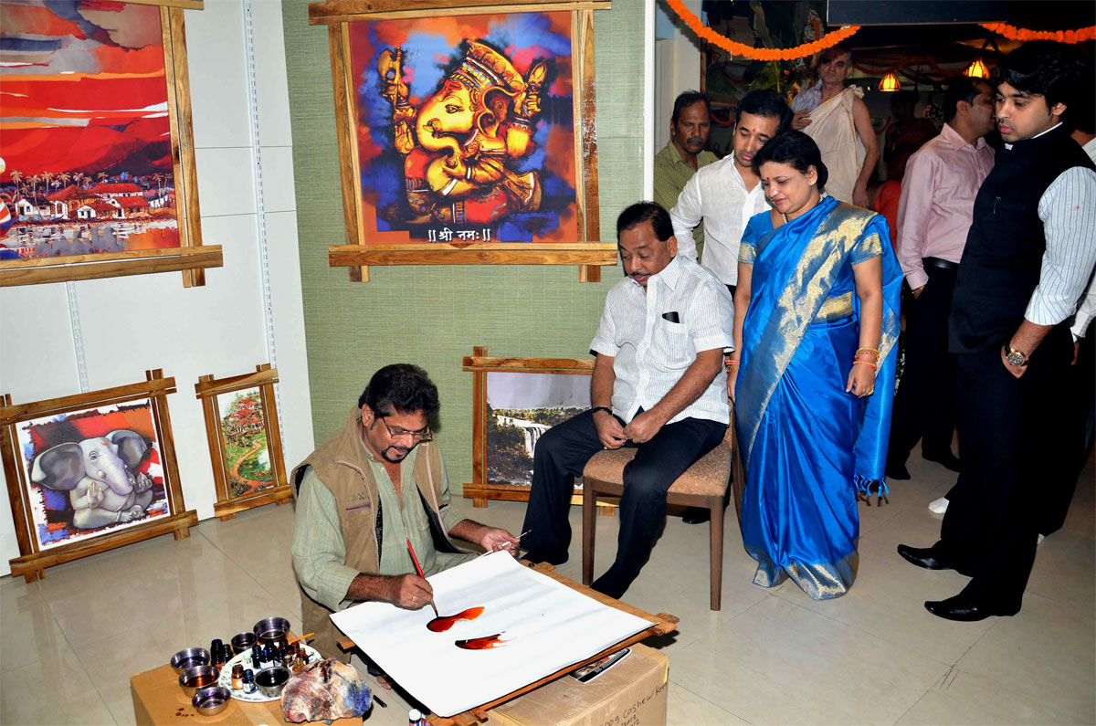 MINISTER NARAYANRAO RANE INAUGURATES SINDHUDURG BHAVAN AT ANDHERI.