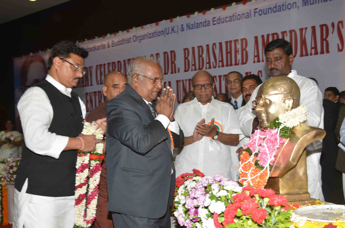 DR.BABASAHEB AMBEDKAR CENTENARY CELEBRATION AT CHEMBUR FOR ENTRY IN COLOMBIA UNIVERSITY.