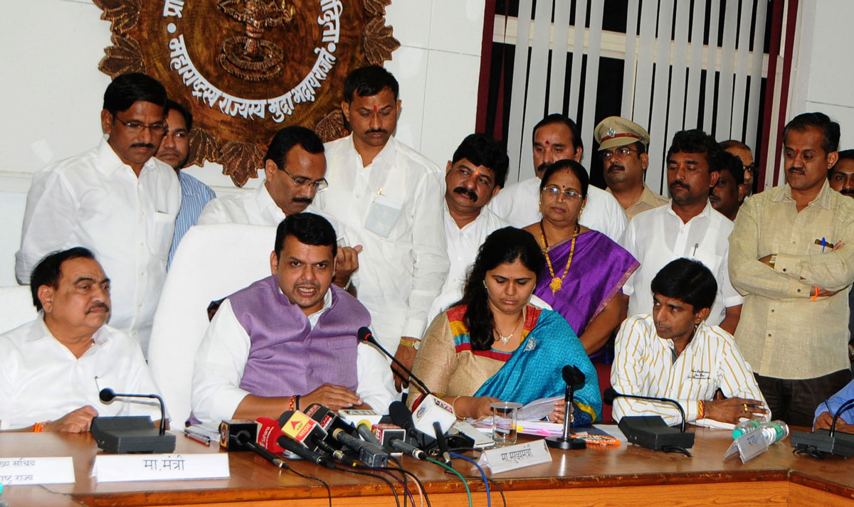 Chief Minister Devendra Fadnavis visit at Aurangabad.