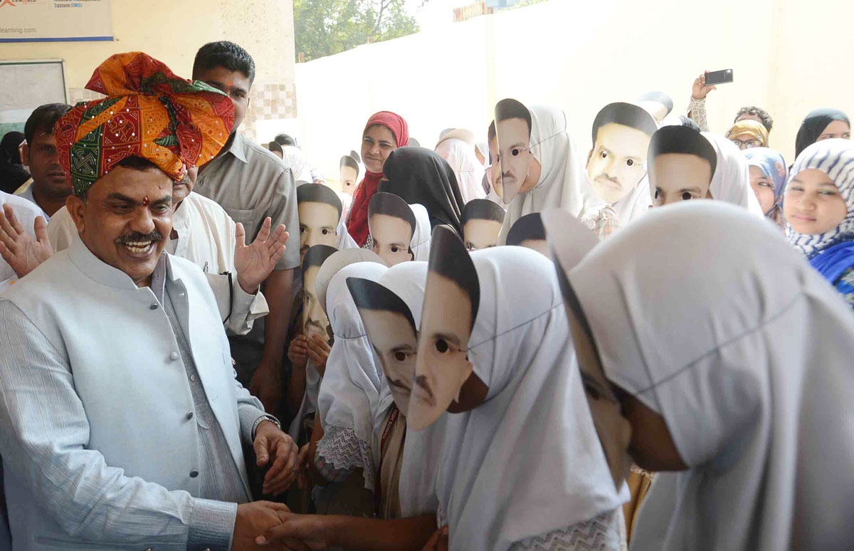 Mumbai Congress President Sanjay Nirupam Birthday Celebration.in Mumbai.