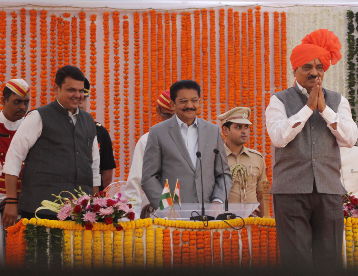Oath Taking Ceremony of BJP & Shivsena Cabinet Minister's & State Minister's of Maharashtra at Vidhan Bhavan Mumbai.