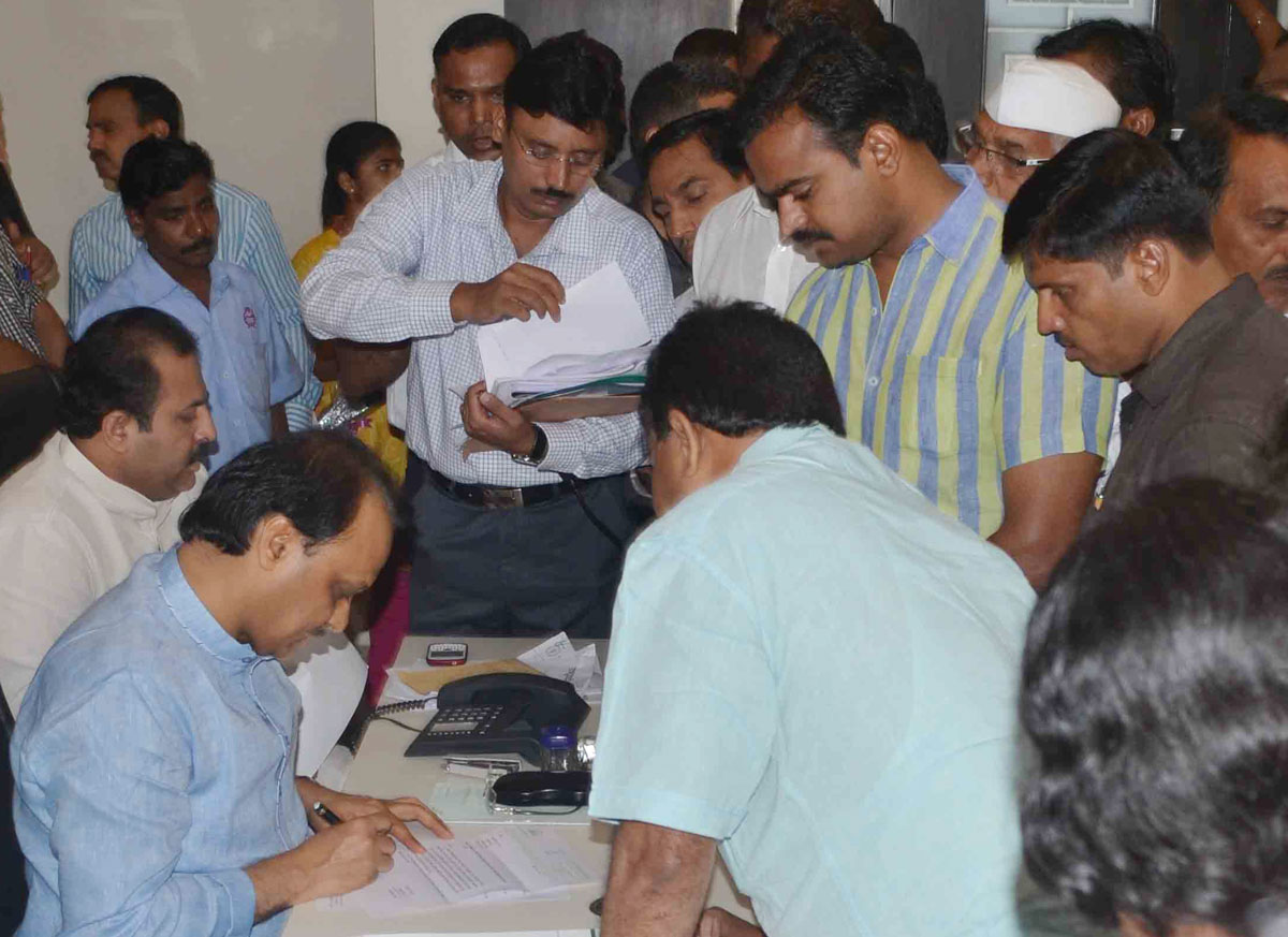 Dy.Chief Minister Ajitdada Pawar Janata Darbar at NCP Bhavan.