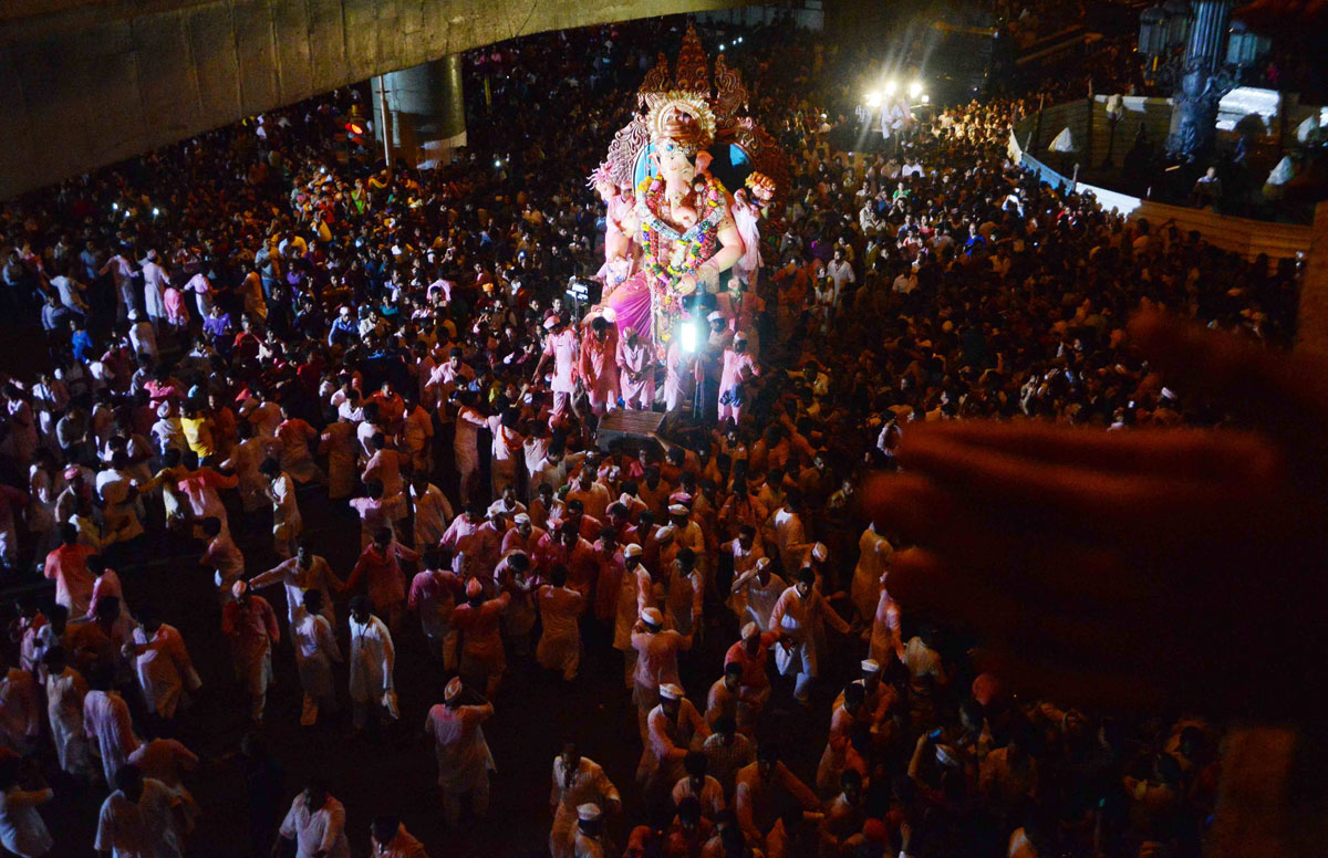 Ganpati Bappa Visharjan in Mumbai.