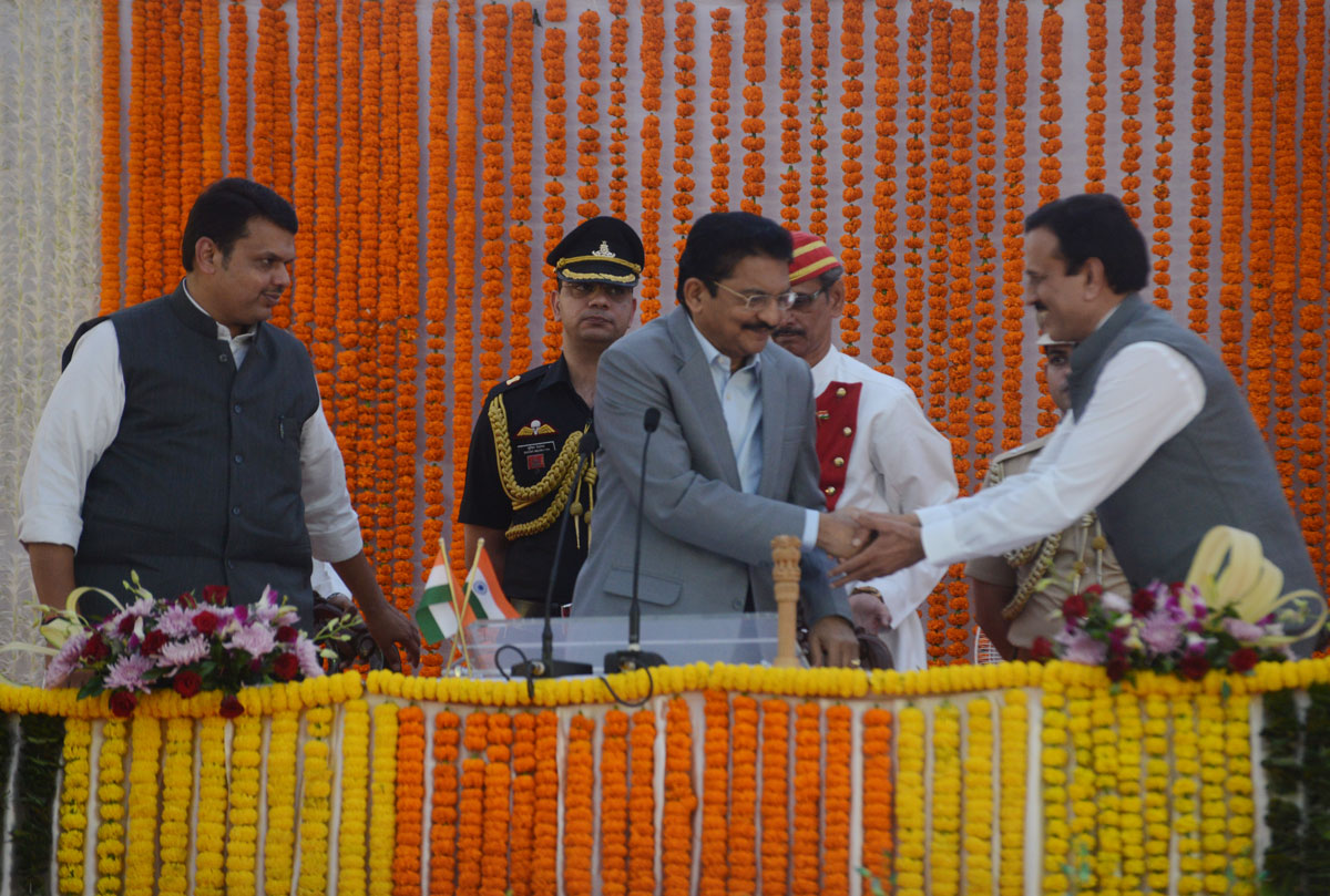 Oath Taking Ceremony of BJP & Shivsena Cabinet Minister's & State Minister's of Maharashtra at Vidhan Bhavan Mumbai.