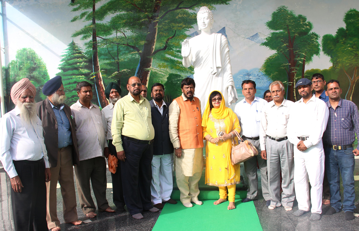 MP & RPI President Ramdas Athawale Bharat Bhim Yatra at Jalandar Punjab.