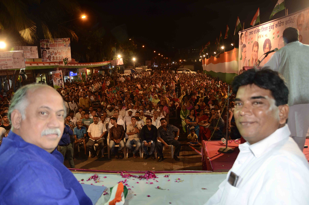 AICC Gen.Sec.Gurudas Kamat During Karykarta Shibir at Goregaon Assembly Area.