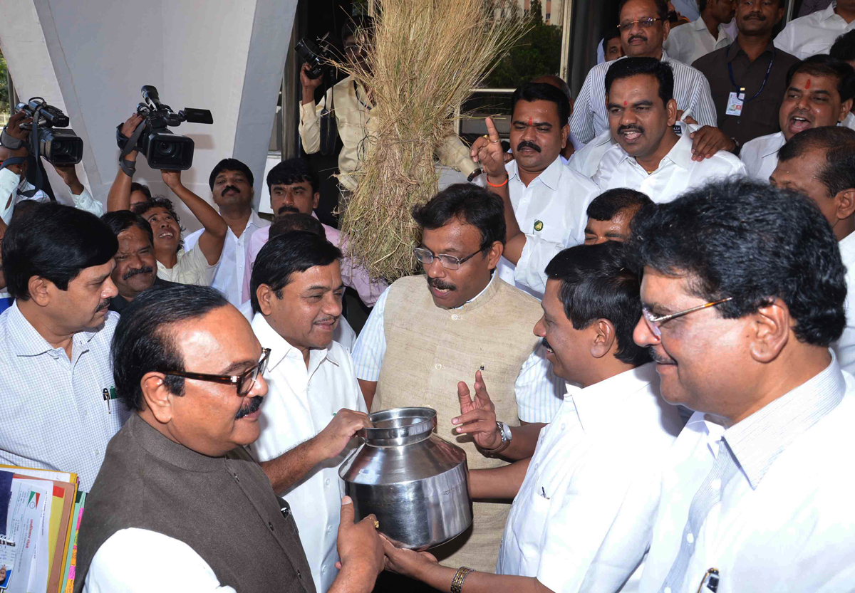 1 st DAY BUDGET SESSION AT VIDHAN BHAVAN IN MUMBAI.