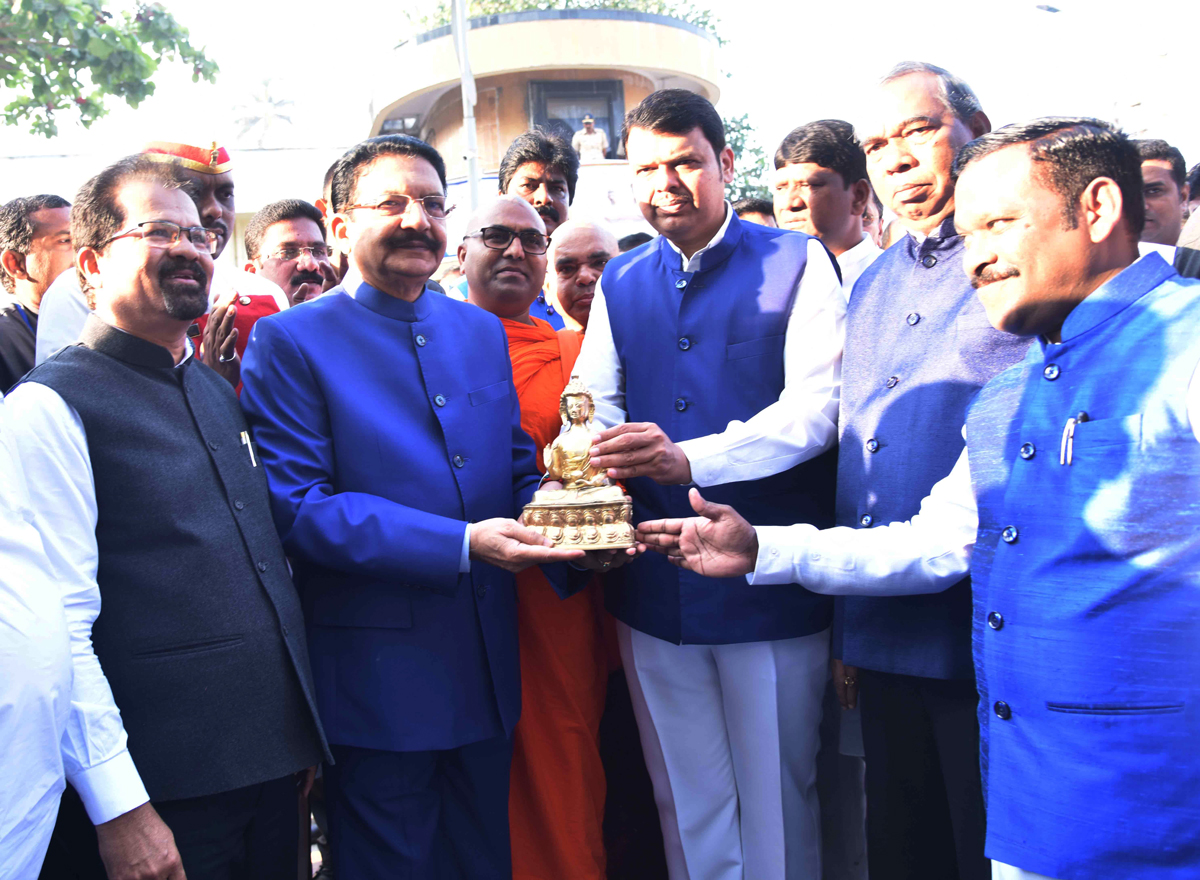Abhivadan to Bharatna Dr.Babasaheb Ambedkar on his Mahaparinirvan Din at Chaityabhumi Dadar.