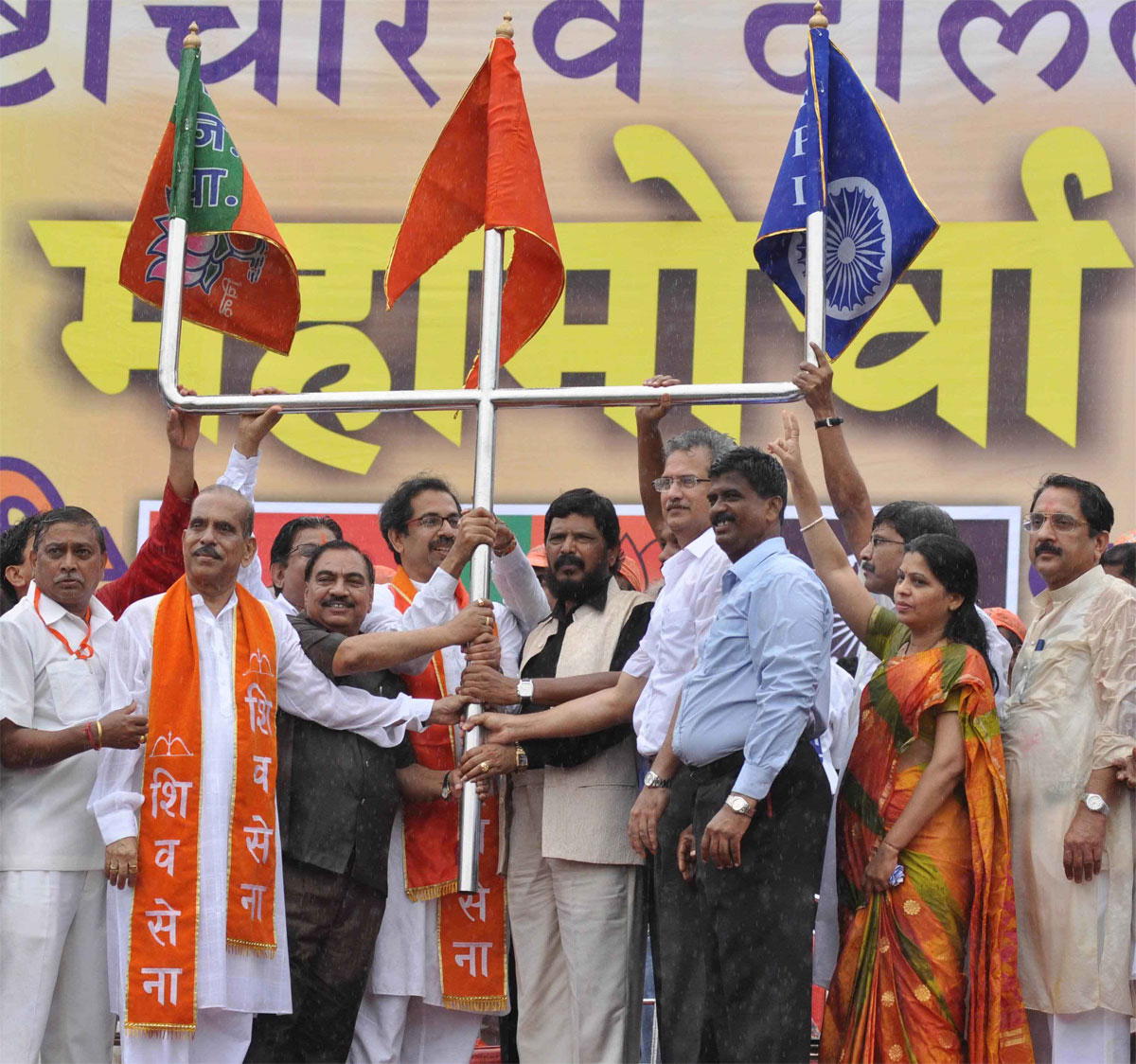 SHIVSHAKTI & BHIMSHAKTI MAHAMORCHA AT AZAD MAIDAN CST.