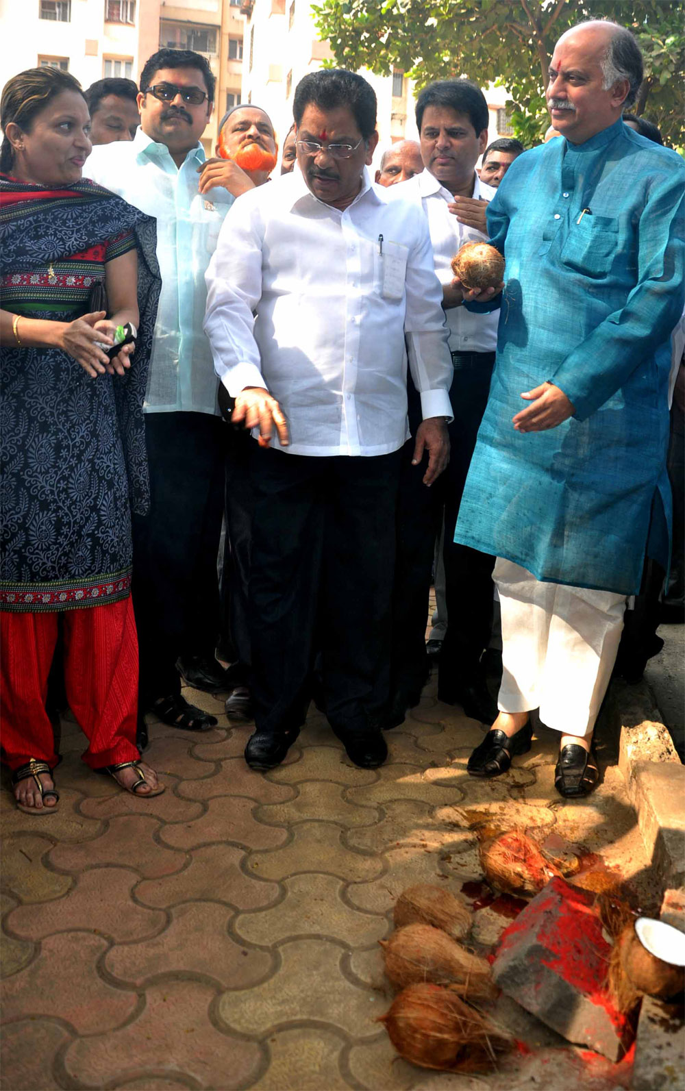 EX.MINISTER & MP.GURUDAS KAMAT & MINISTER SURESH SHETTY AT ANDHERI.