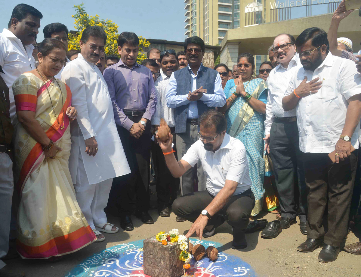 #Shivsena : Bhoomi Poojan of The Hancock Bridge at Sandhurst Road.