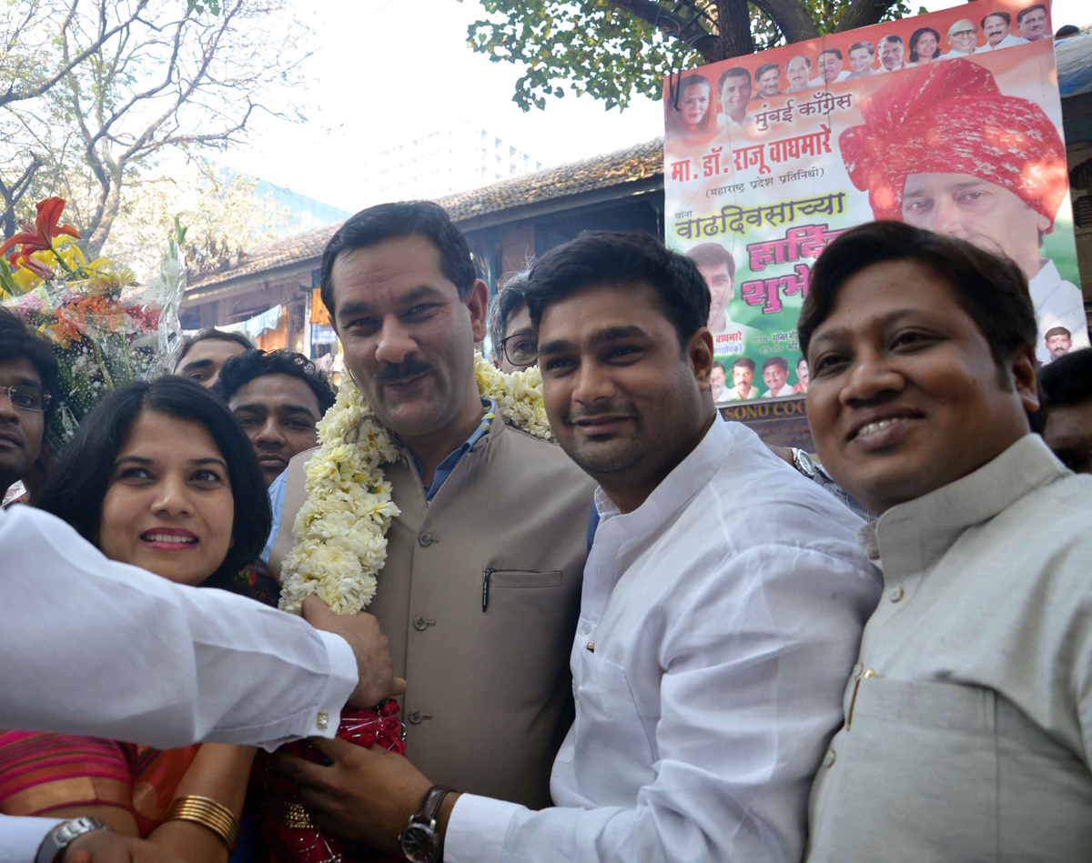 UNION MINISTER OF STATE JITENDRA SINGH IN TILAK BHAVAN AT DADAR.