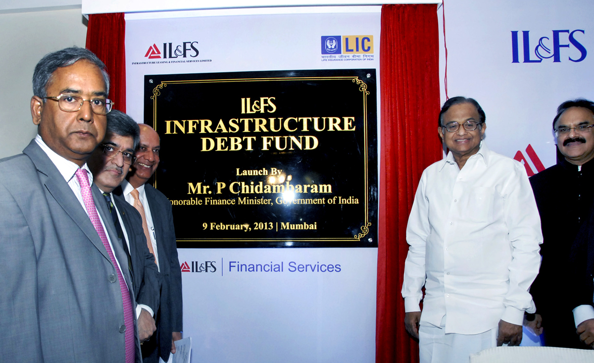 Union Finance Minister Shri P. Chidambaram launched Infrastructure Debt Fund.