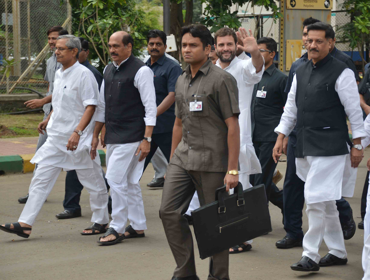 AICC VICE PRESIDENT RAHUL GANDHI AT BALEWADI PUNE.