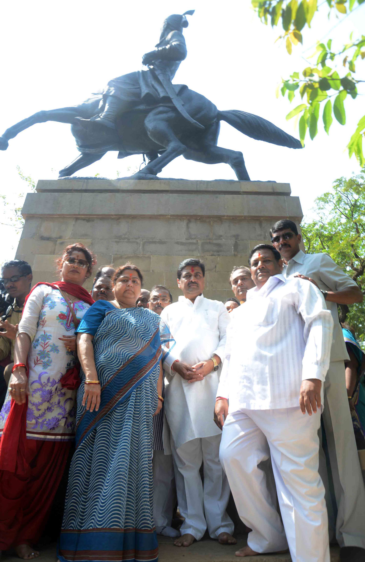 Newly Appointed MPCC President Ashok Chavan at Tilak Bhavan Dadar.