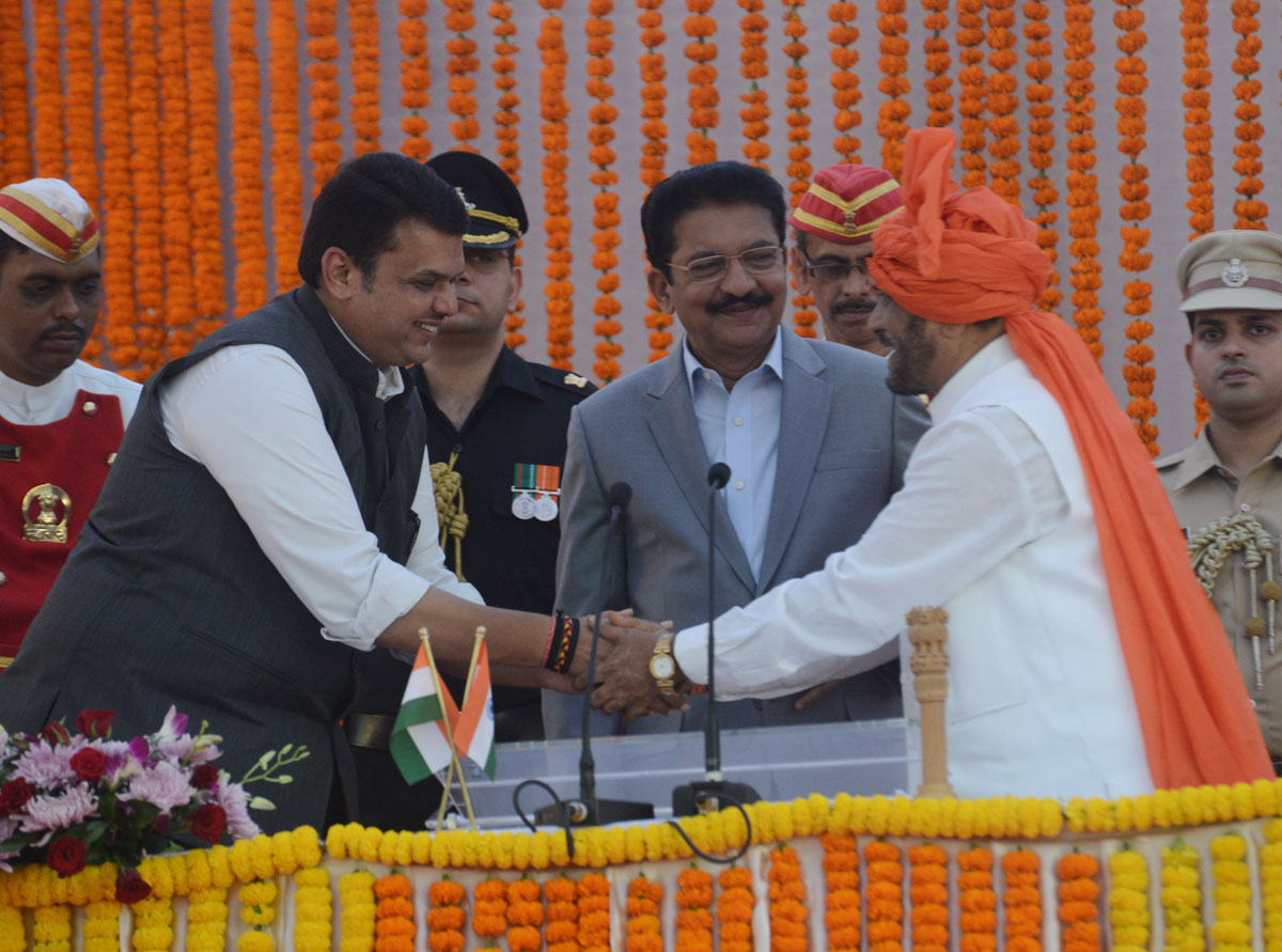 Oath Taking Ceremony of BJP & Shivsena Cabinet Minister's & State Minister's of Maharashtra at Vidhan Bhavan Mumbai.