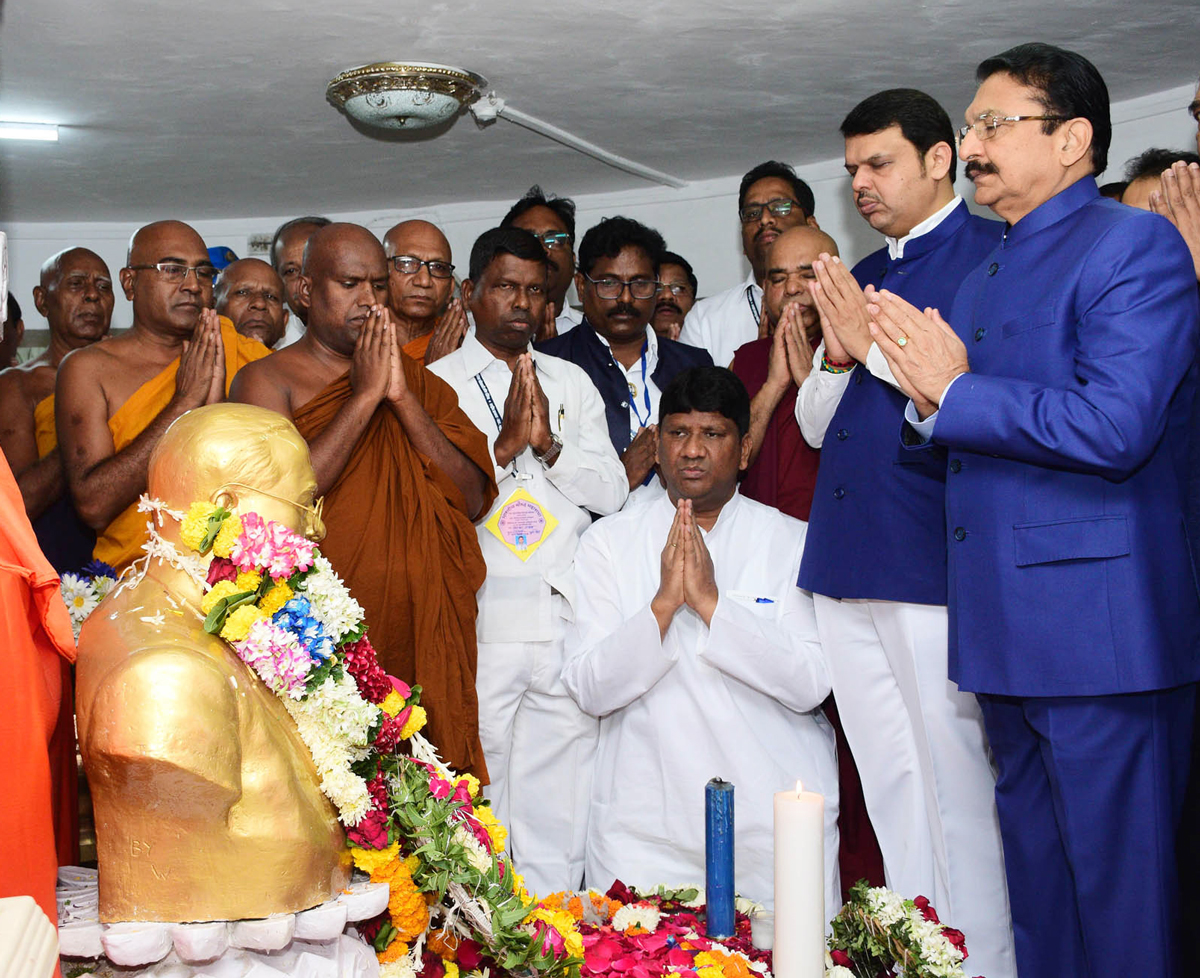 Abhivadan to Bharatna Dr.Babasaheb Ambedkar on his Mahaparinirvan Din at Chaityabhumi Dadar.
