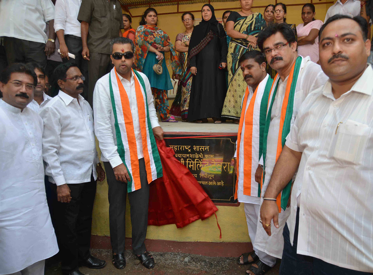 MP.& UNION MINISTER MILIND DEORA IN SOUTH MUMBAI ASSEMBLY.