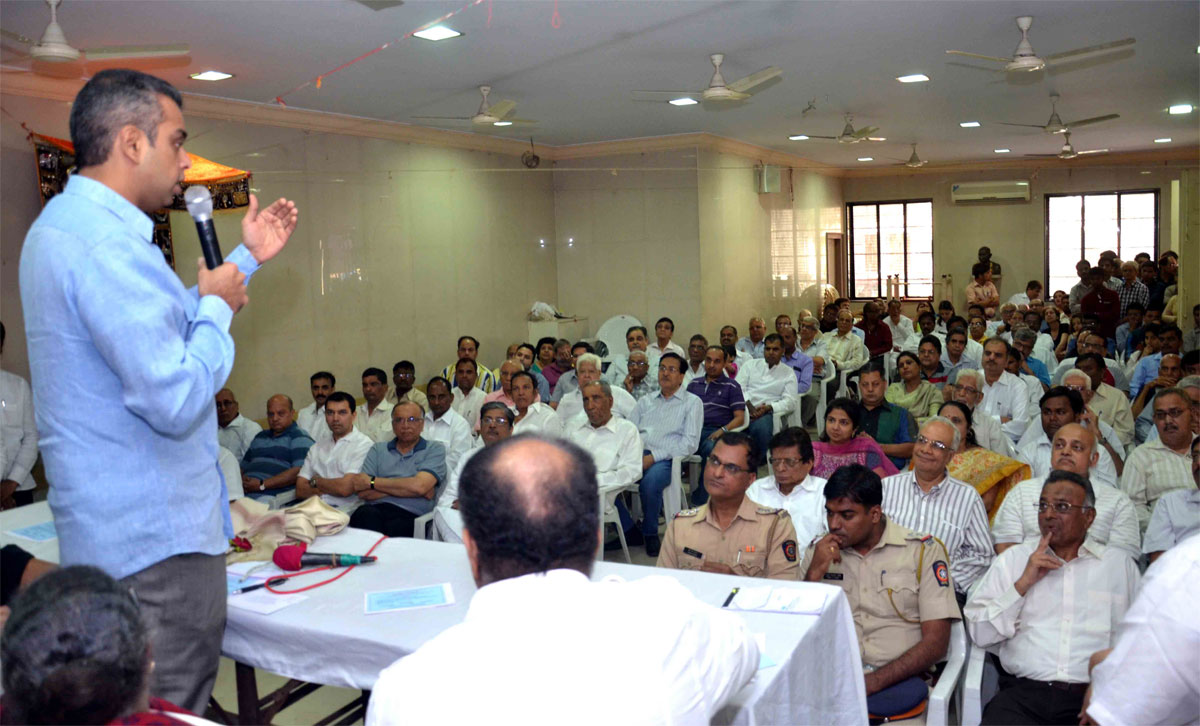 MP.& Union Minister Milind Deora Interactive Session & get-together with Marine Drive Residents Group & Association.