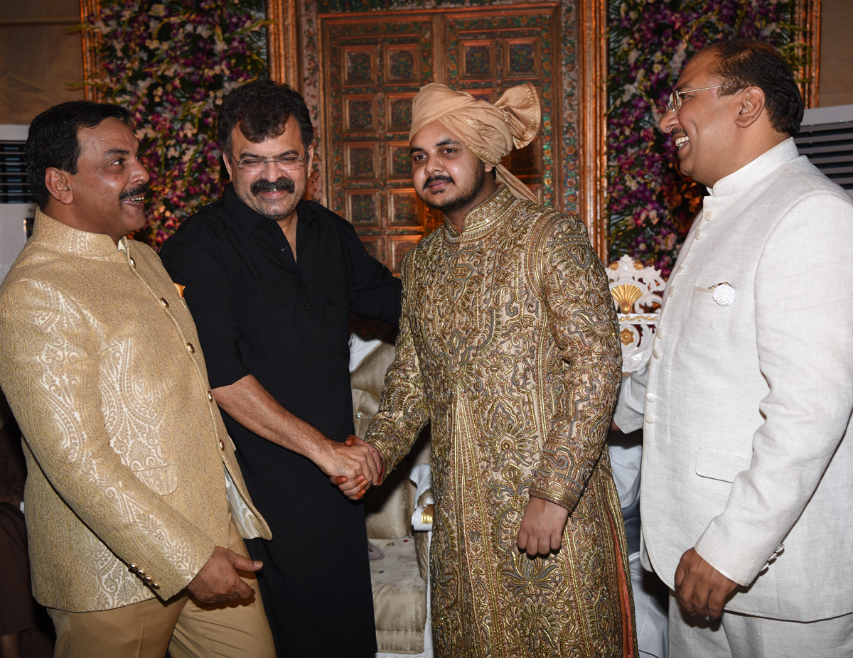 MLA & Former Cabinet Minister Mohd.Arif Naseem Khan Son Mohd. Aamir Khan Weds Sahab Malika Reception Ceremony at Bandra BKC.