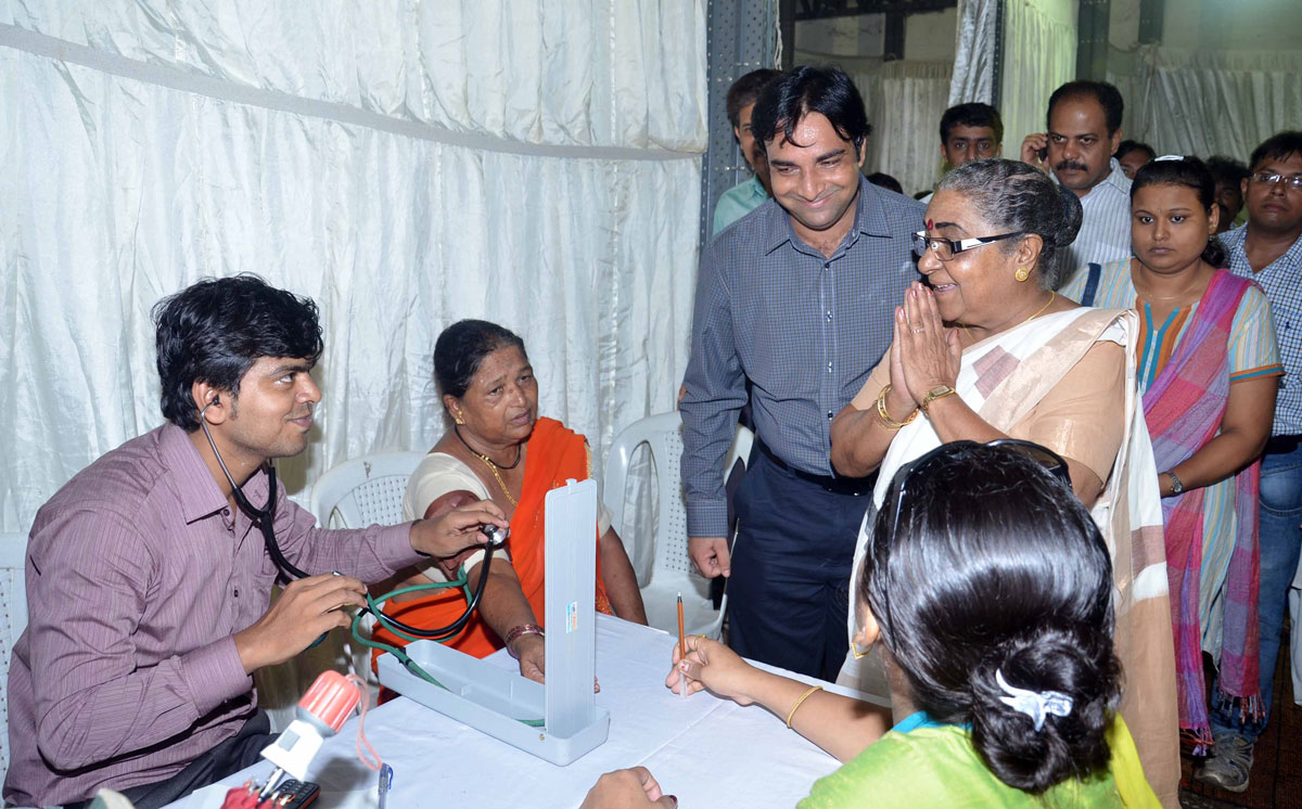 CORPORATER JAVED JUNEJA "FREE MEDICAL CAMP".