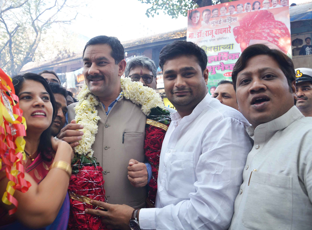 UNION MINISTER OF STATE JITENDRA SINGH IN TILAK BHAVAN AT DADAR.