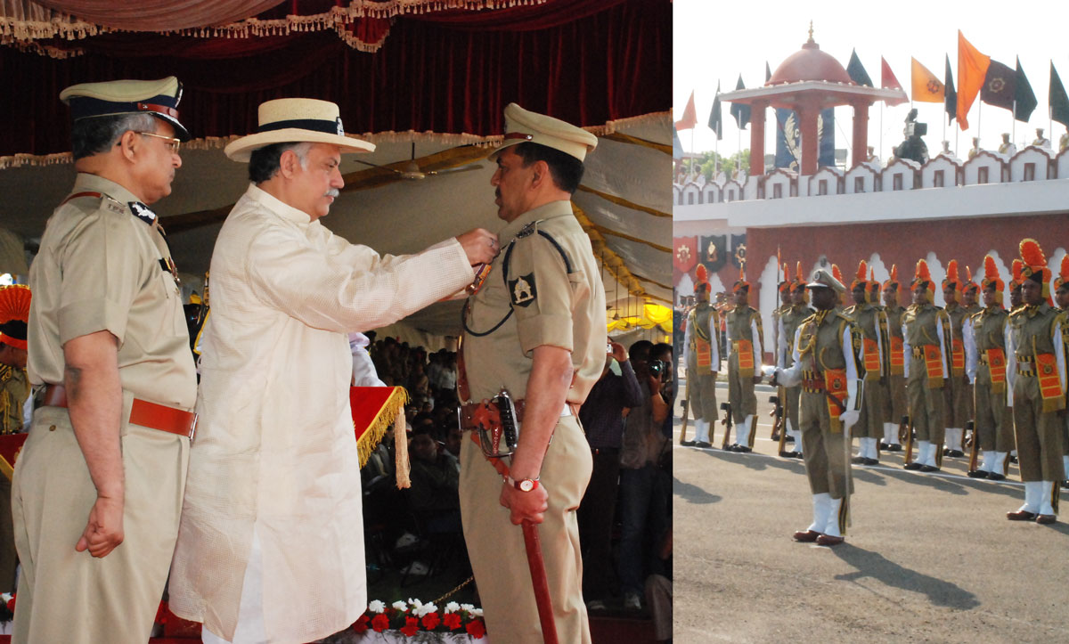 Mr. Gurudas Kamat, Union Minister of State for Home Affairs and Communications & Information Technology and Chief Guest of 42nd Raising Day of Central Industrial Security Force”